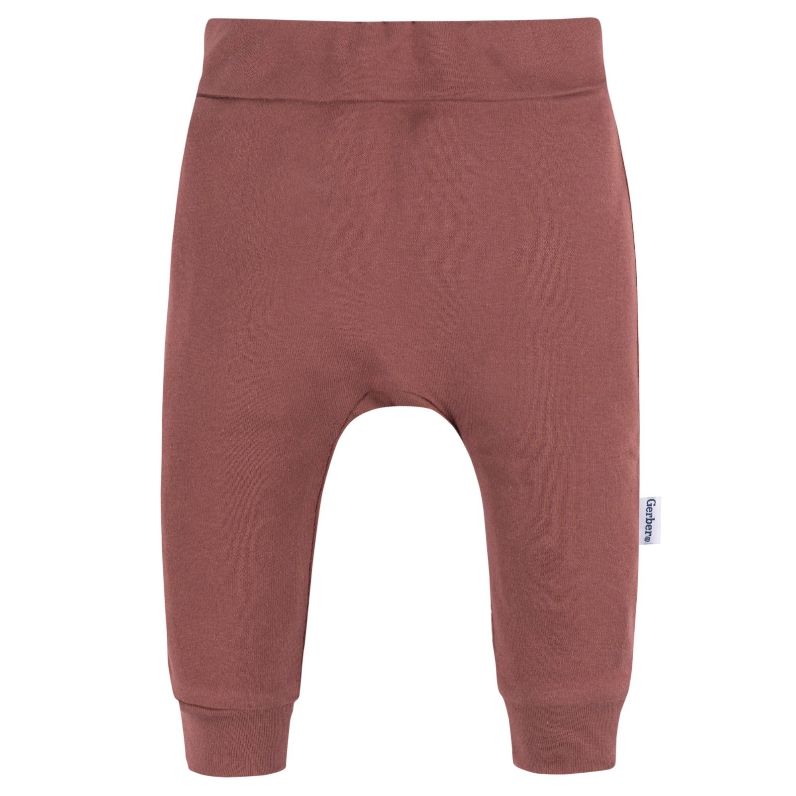 Gerber Gender Neutral Pants, 2-Pack, Size Newborn – Brown & Gray