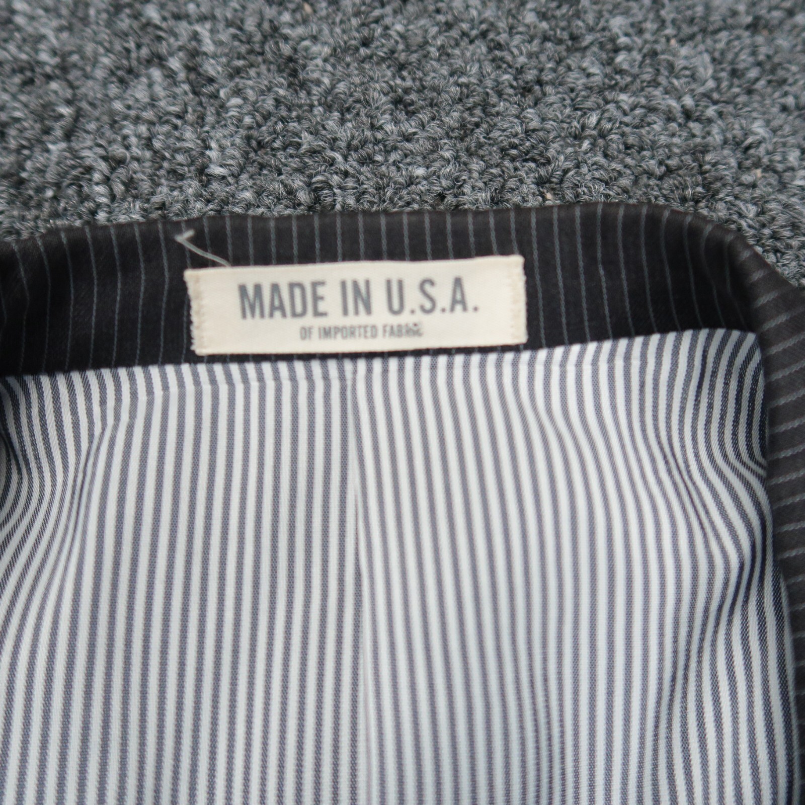 Todd Snyder Blazer Mens 40R Gray Mayfair Fit Wool Pinstripe Sport Coat Jacket