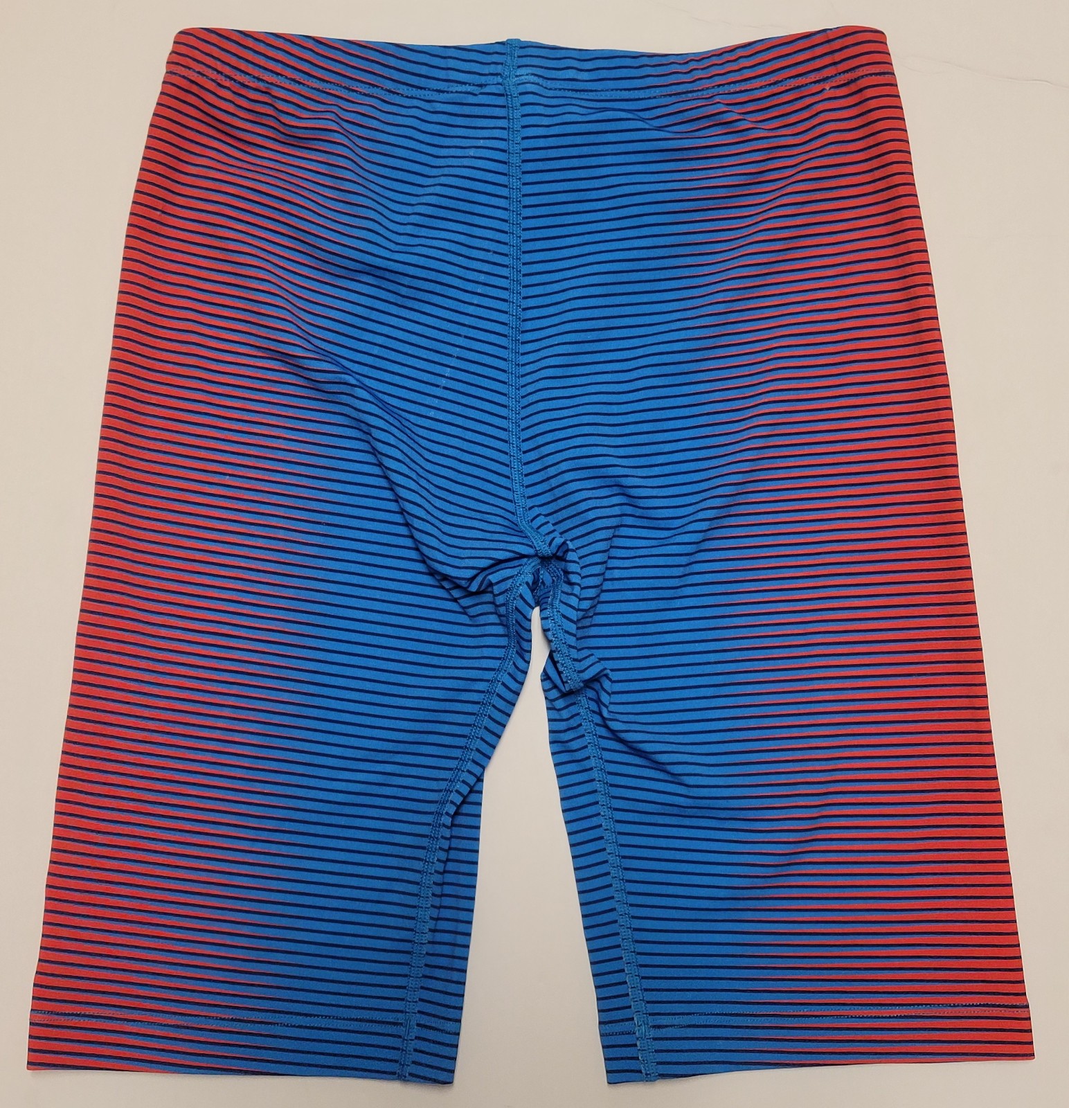 Nike Charge Hydrostrong Compression Jammers Swim Shorts Blue Red Stripe NWT