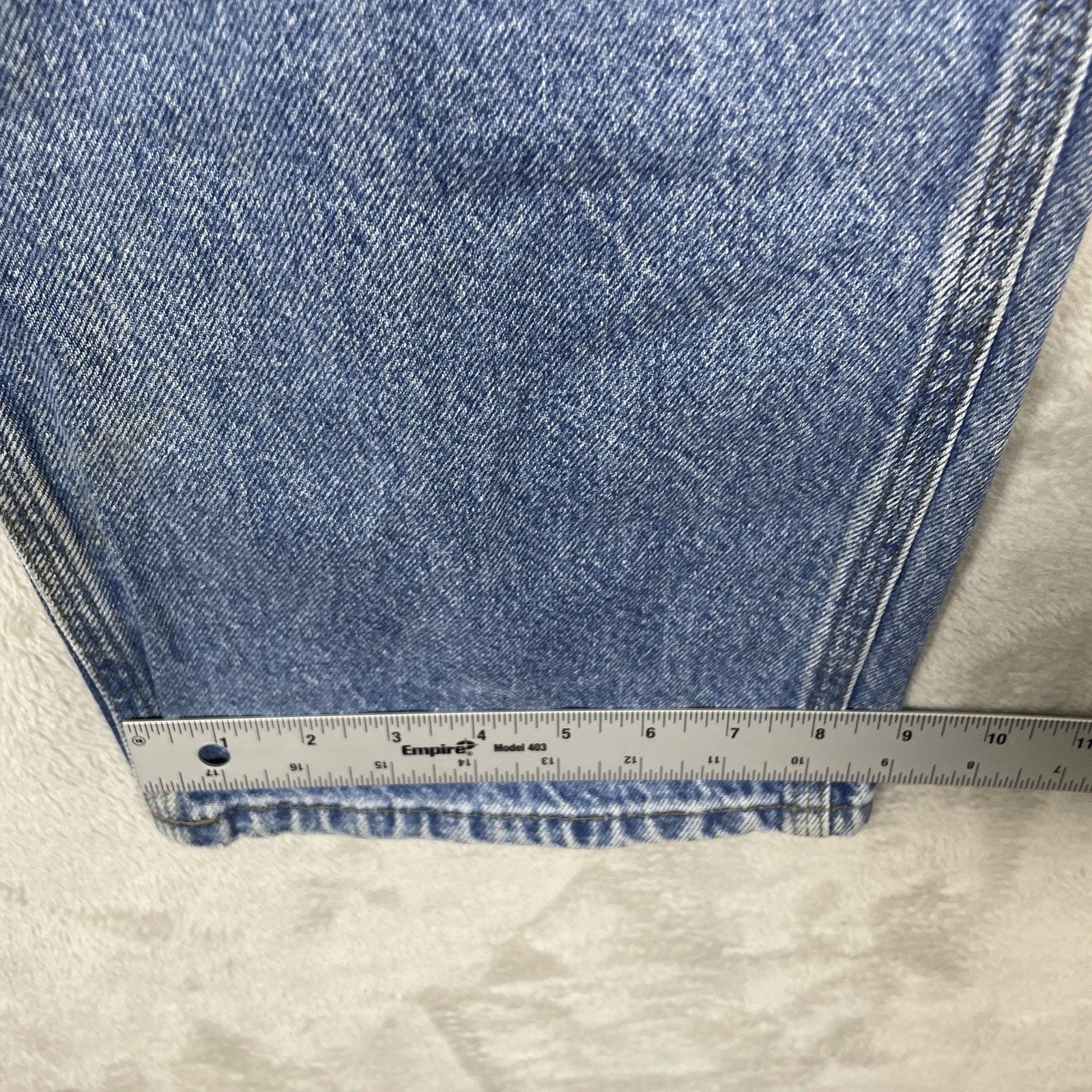 Vintage Carhartt Double Knee Jeans Mens 36×34 B73 DST Distressed Denim Pants