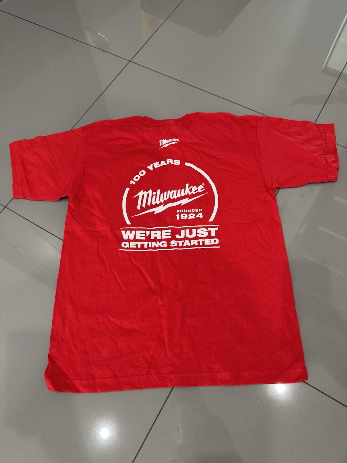Milwaukee T Shirt Unisex Graphic Print Celebrating 100 Years L LARGE NEW
