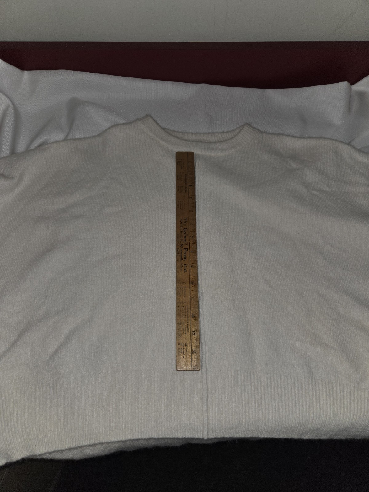 Top Shop Cream Color Long Sleeve Sweater with Zipper Sides Size Medium Pre Owned