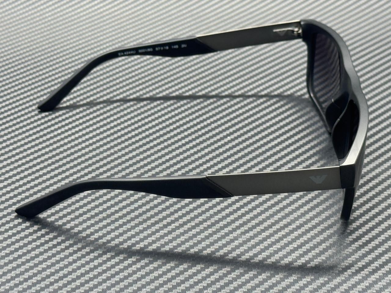 EMPORIO ARMANI EA4244U 50018G Matte Black Grey Gradient Men’s 57 mm Sunglasses