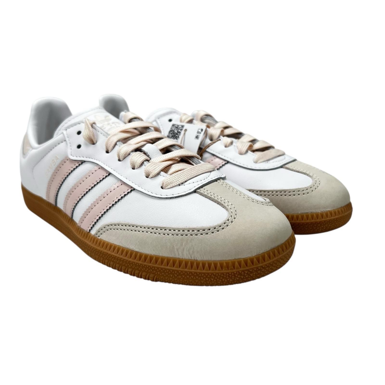 Adidas Samba OG Cloud White Wonder Quartz Gum Shoes JS1351 Women’s Sizes 6.5 – 9