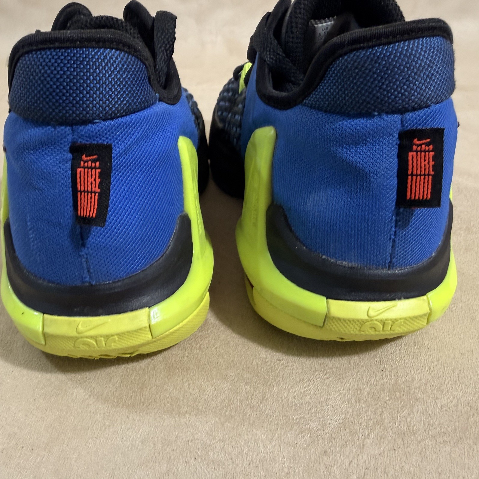 Nike Lebron 6 Witness Blue Black Neon DD0423-405 GS 5.5Y Basketball Shoes