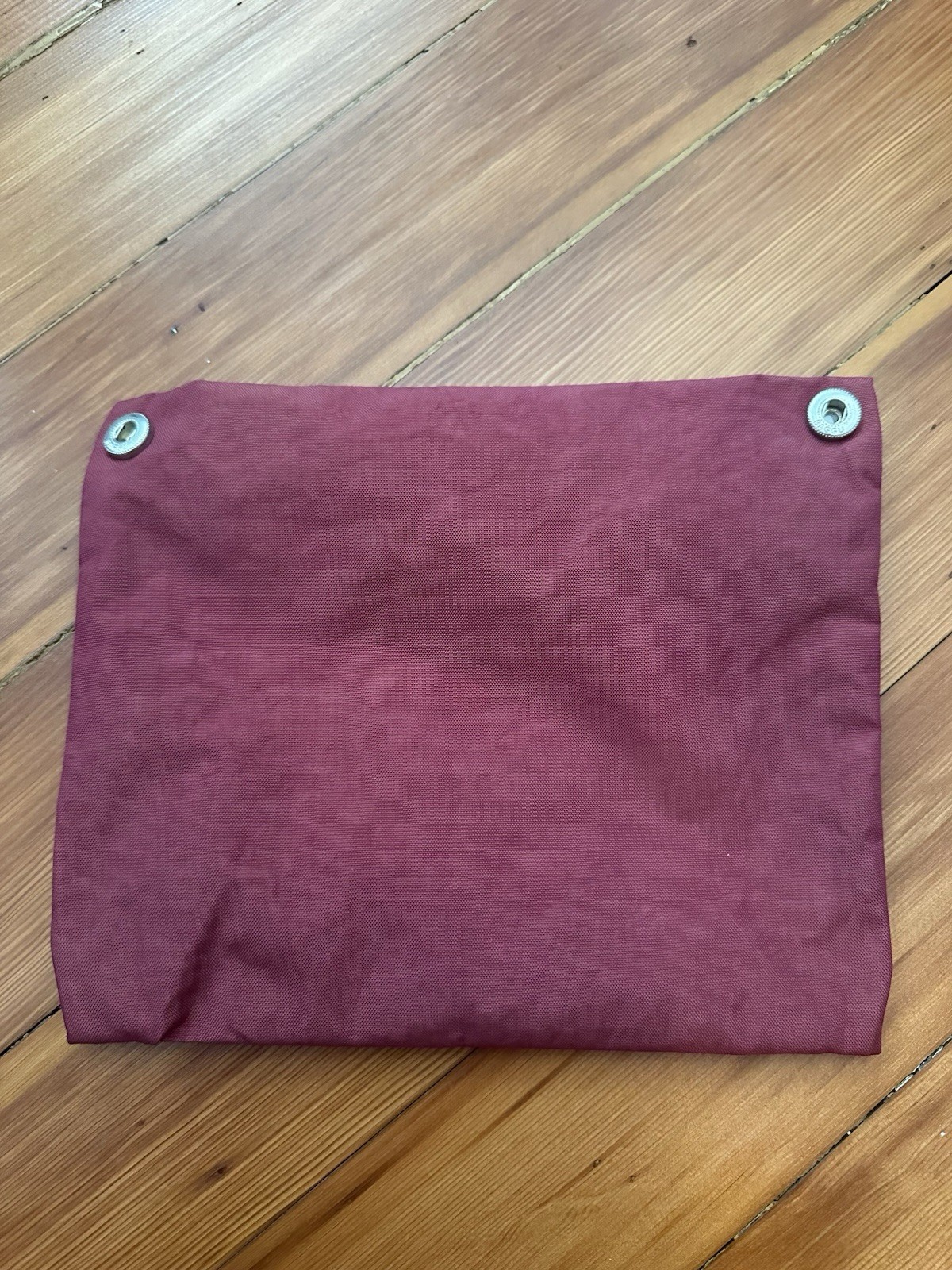 BAGGU Cloud Bag Dyed W Pouch Burgundy Lemongrass