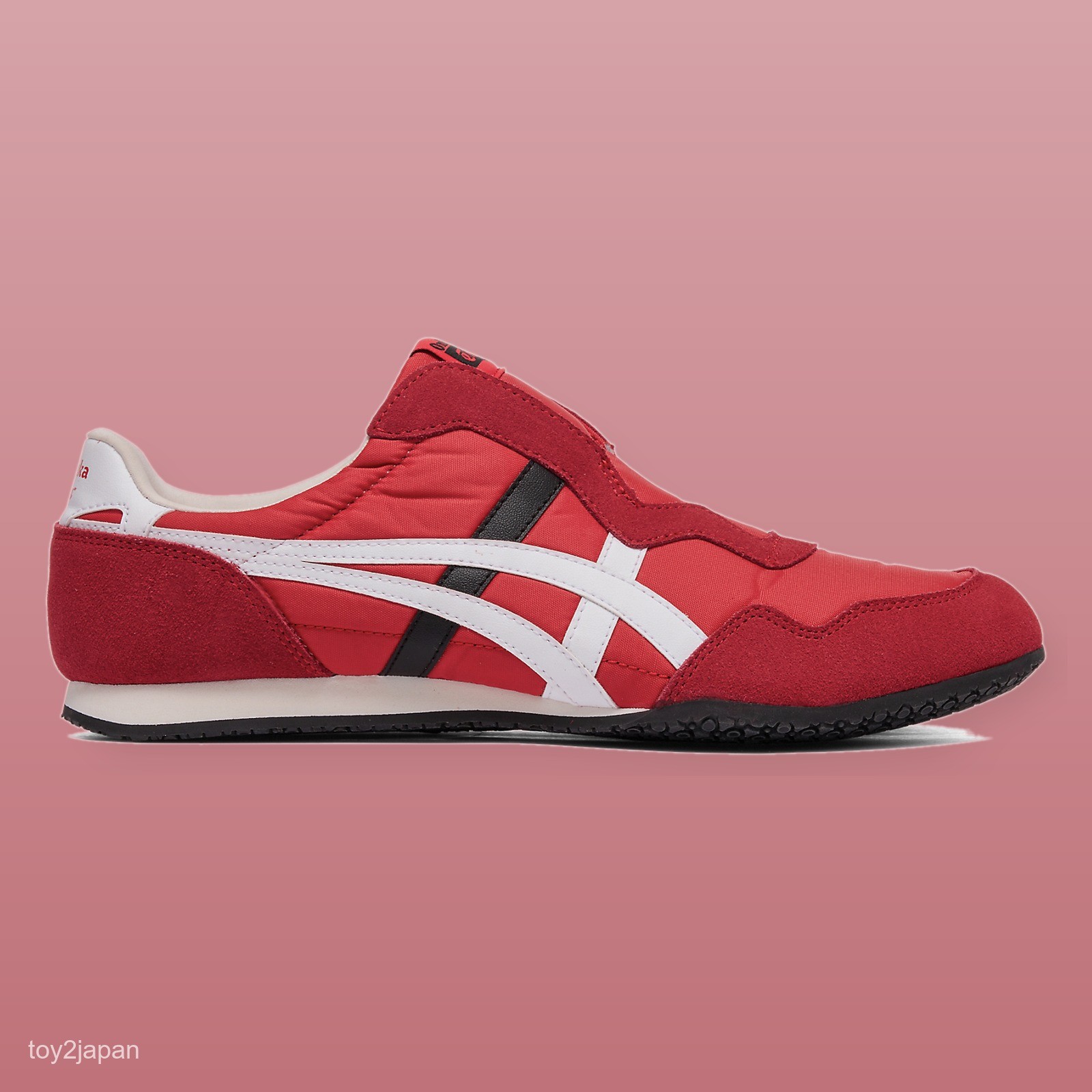 Onitsuka Tiger SERRANO SLIP-ON 1183C615-600 Classic Red White Men’s Size New