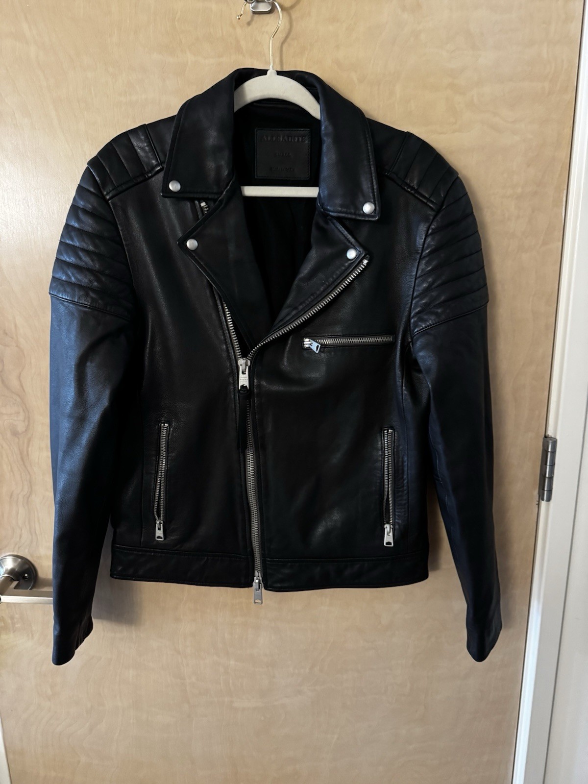 Allsaints Callahan Leather Jacket Size S