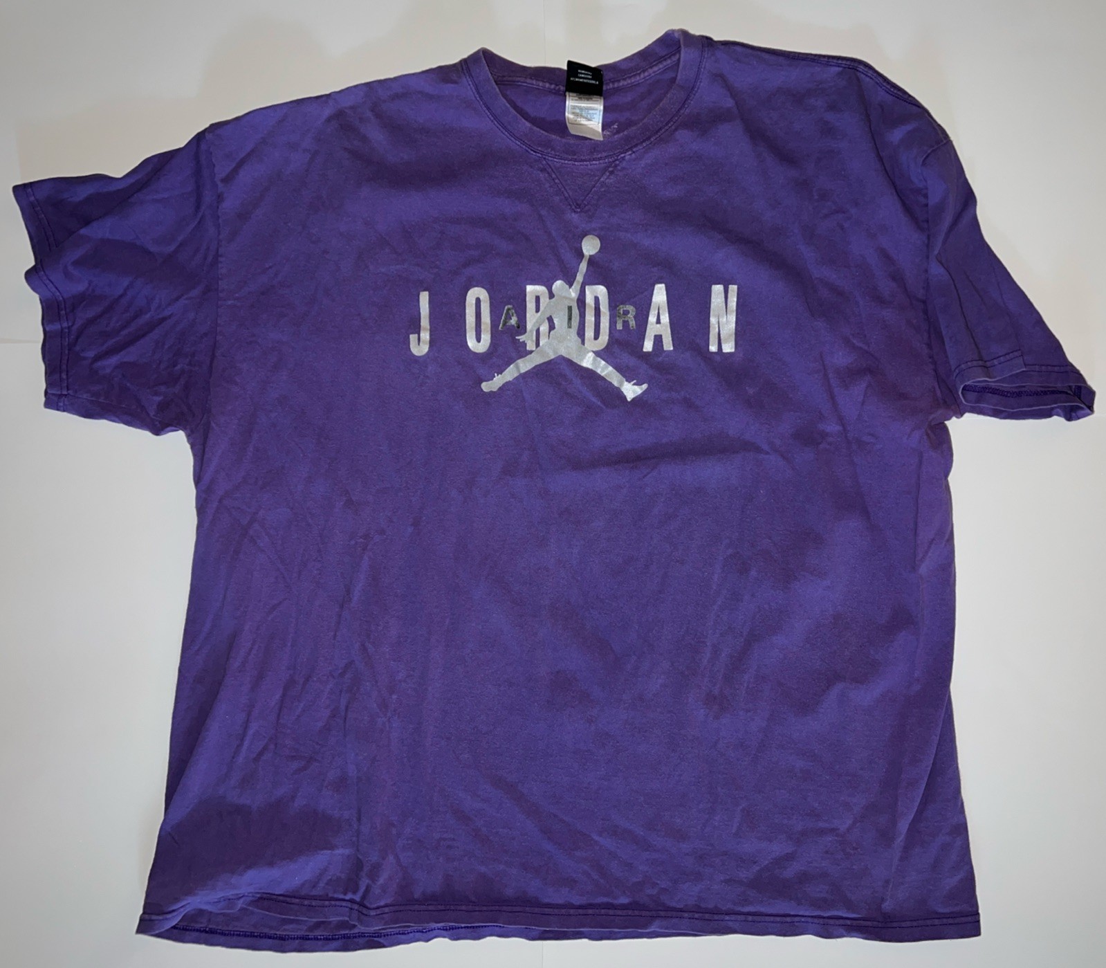 Air Jordan 7 Purple T-Shirt Basketball Print size XXXL 3x Brand