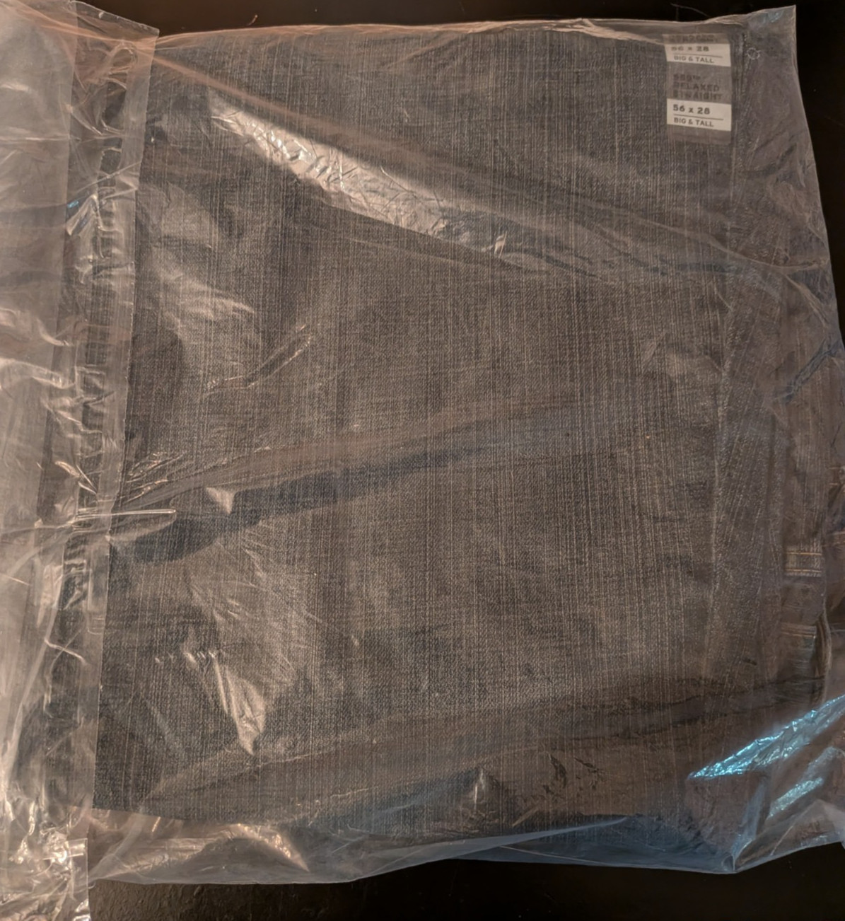 LEVI’S 559 BIG & TALL RELAXED STRAIGHT JEANS 56W 28L BRAND NEW – FACTORY SEALED