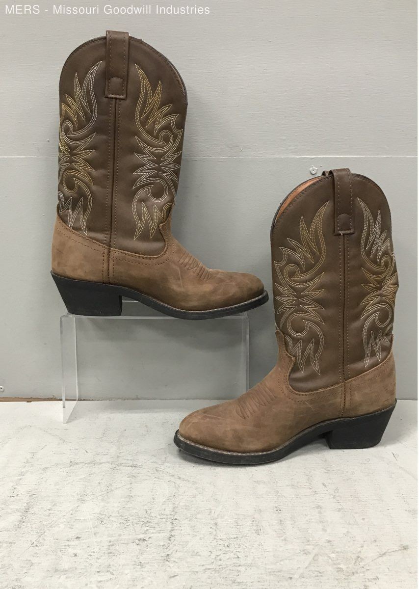 Women’s Laredo 4242 Brown Leather Pull-On Boots US 7