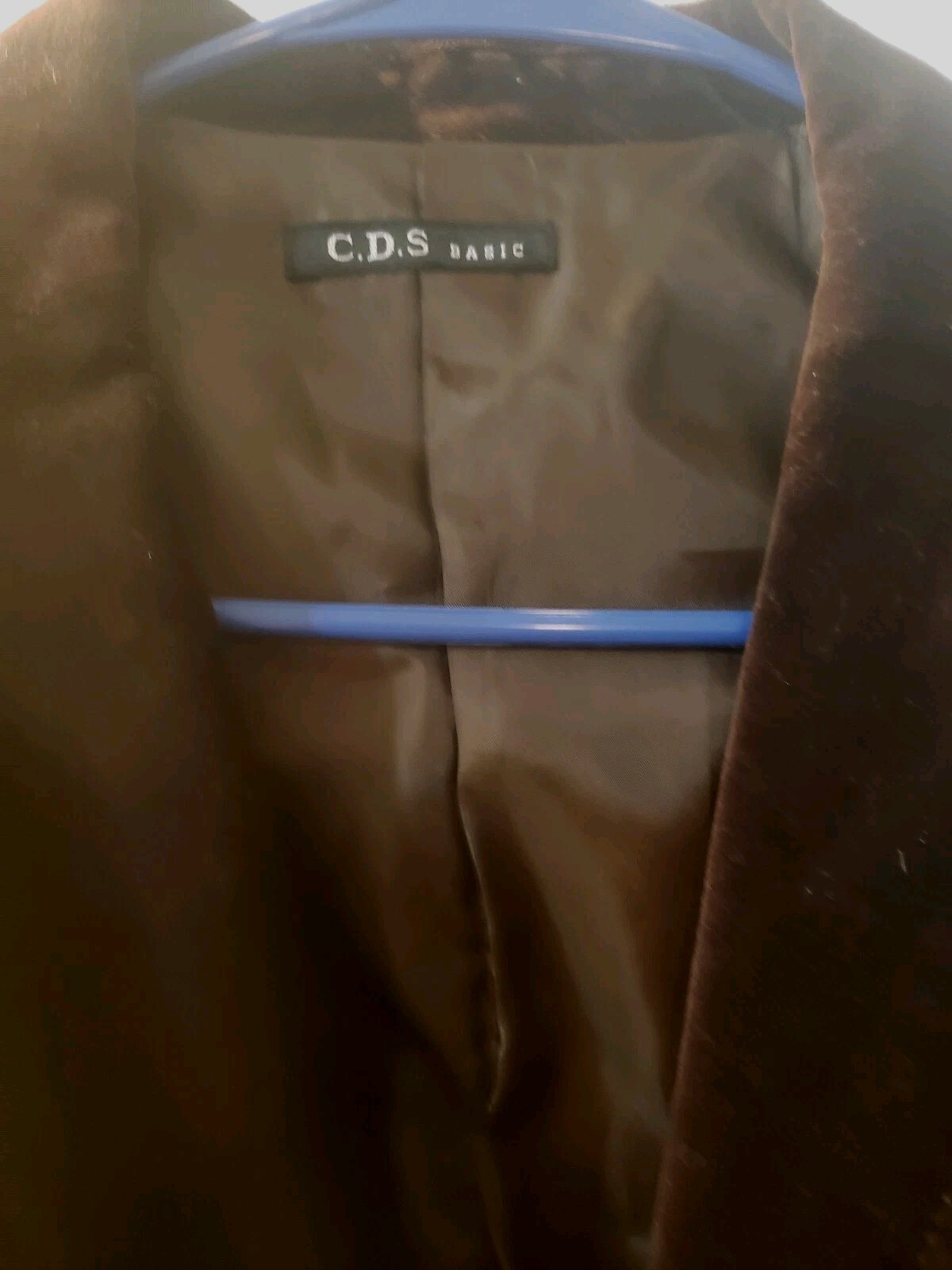 CDS Basic Jacket Coat Dress Brown Blazer Womens Size Small
