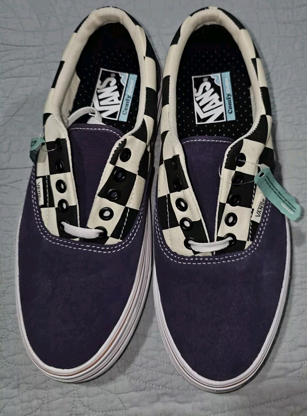 Vans Super ComfyCush Era Purple Velvet Size 8.5 Men/10 Women
