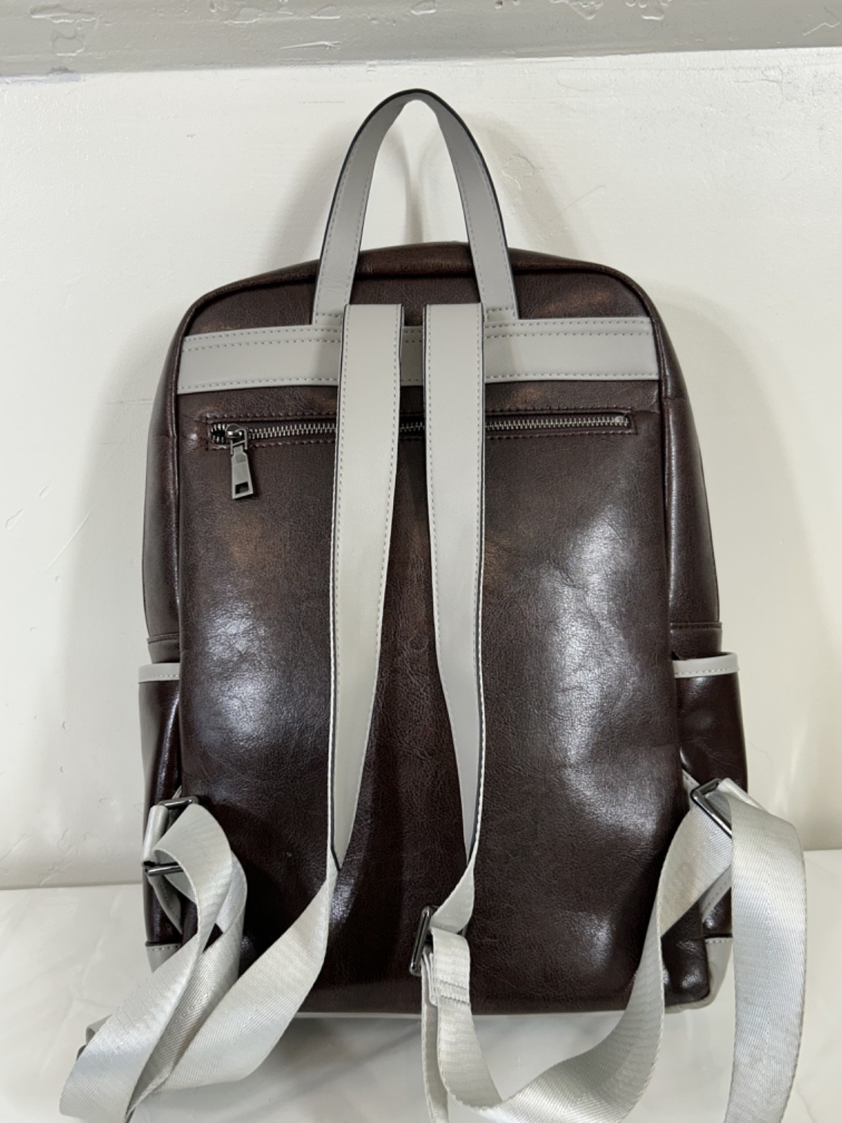 BOSTANTEN Leather Laptop Backpack 15.6 inch Computer Bag – C1
