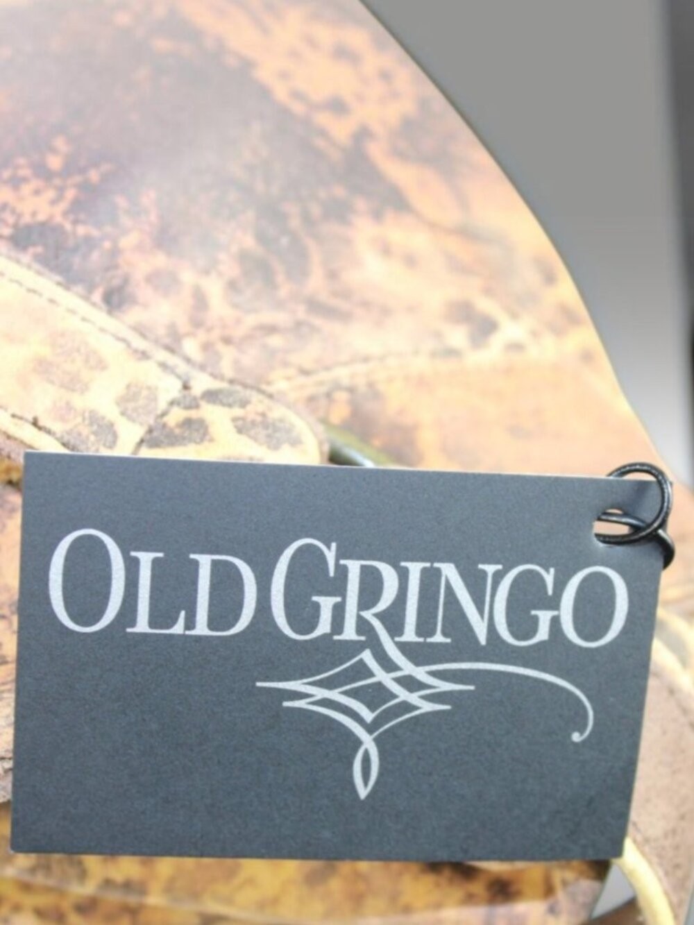 Old Gringo Abilene GT Leopardito Distressed Suede Leather Messenger Bag (NWT)