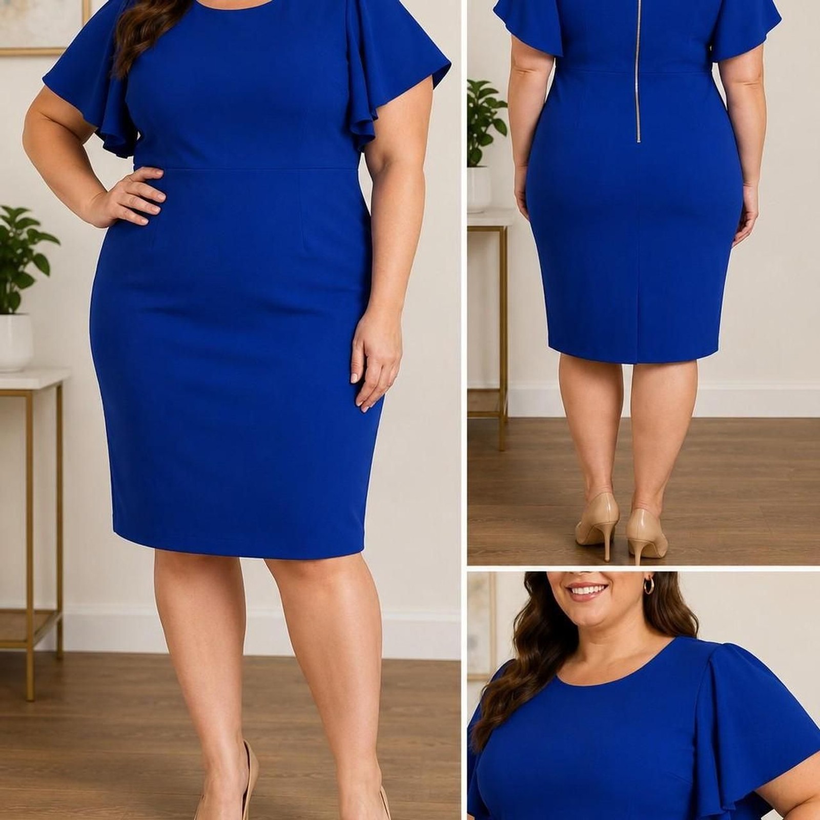 Calvin-klein Women’s Blue Dress