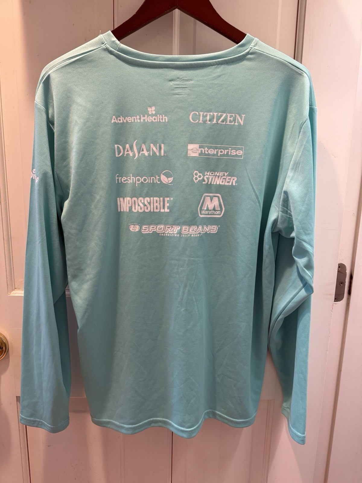 runDisney 2023 Wine & Dine 5K Mad Hatter Performance Long Sleeve Shirt Large