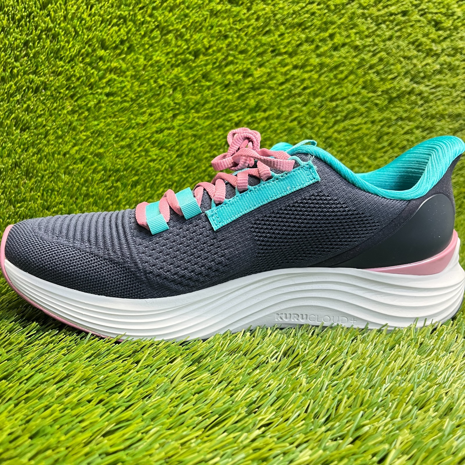 Kuru Atom 2 Womens Size 11.5 Blue White Athletic Running Walking Shoes Sneakers
