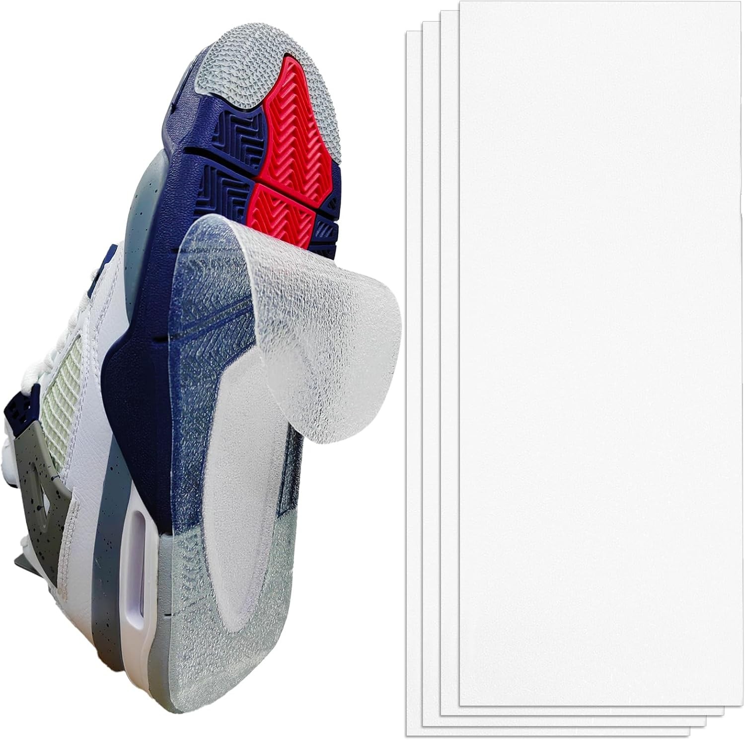 Sole Protector for Sneakers 2 Pack Transparent Shoe Sole Guard Anti-Slip Durable