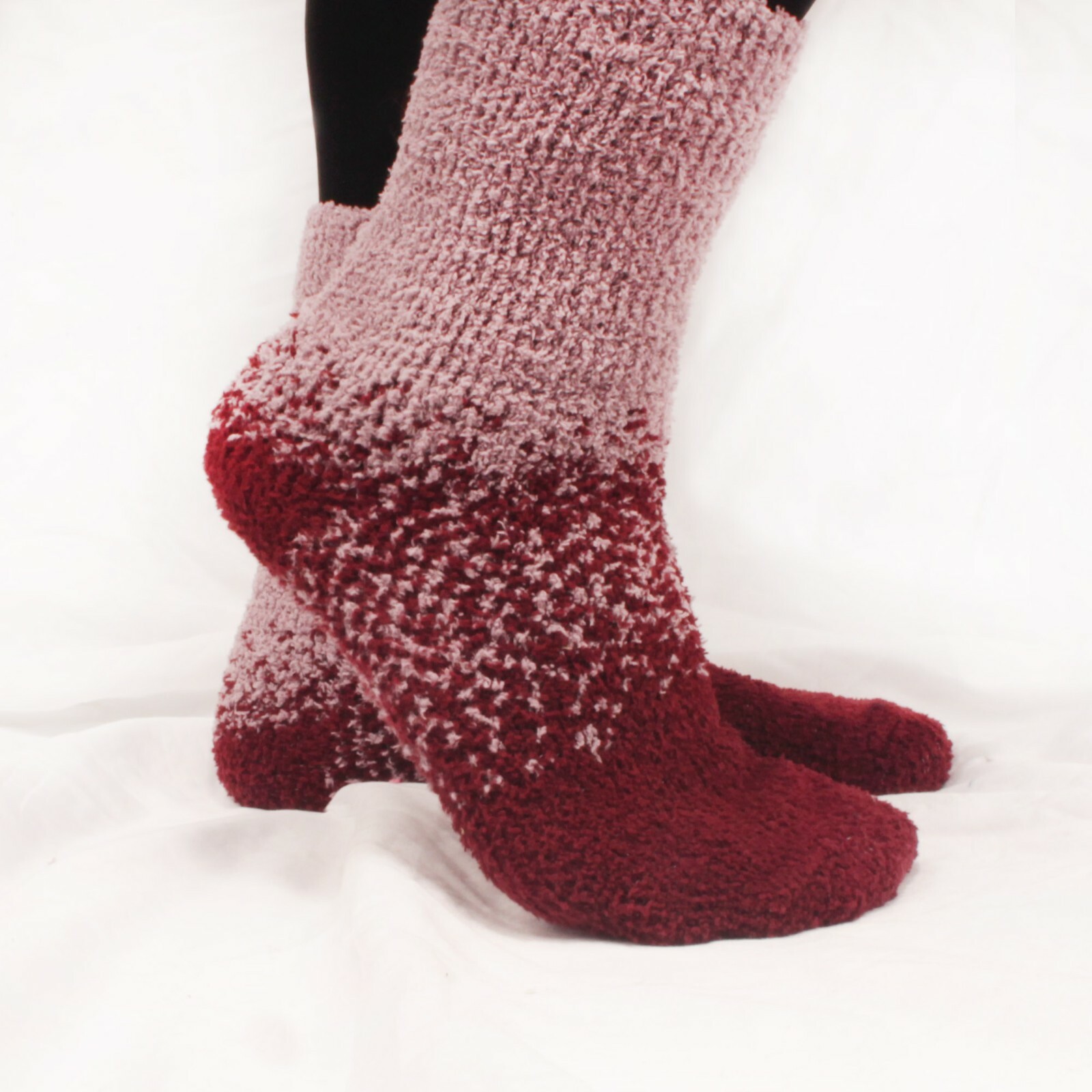 Women’s Super Soft Cozy Warm Fuzzy Gradient Socks – 8 Pair Value Pack Assortment