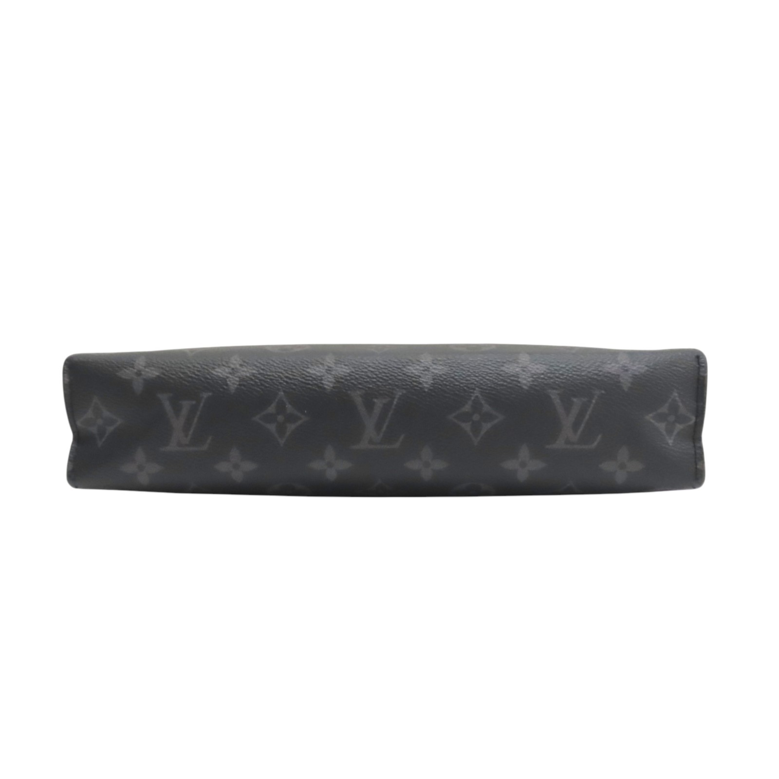 LOUIS VUITTON Pochette Voyage MM Cltuch Bag Monogram Eclipse Black M61692