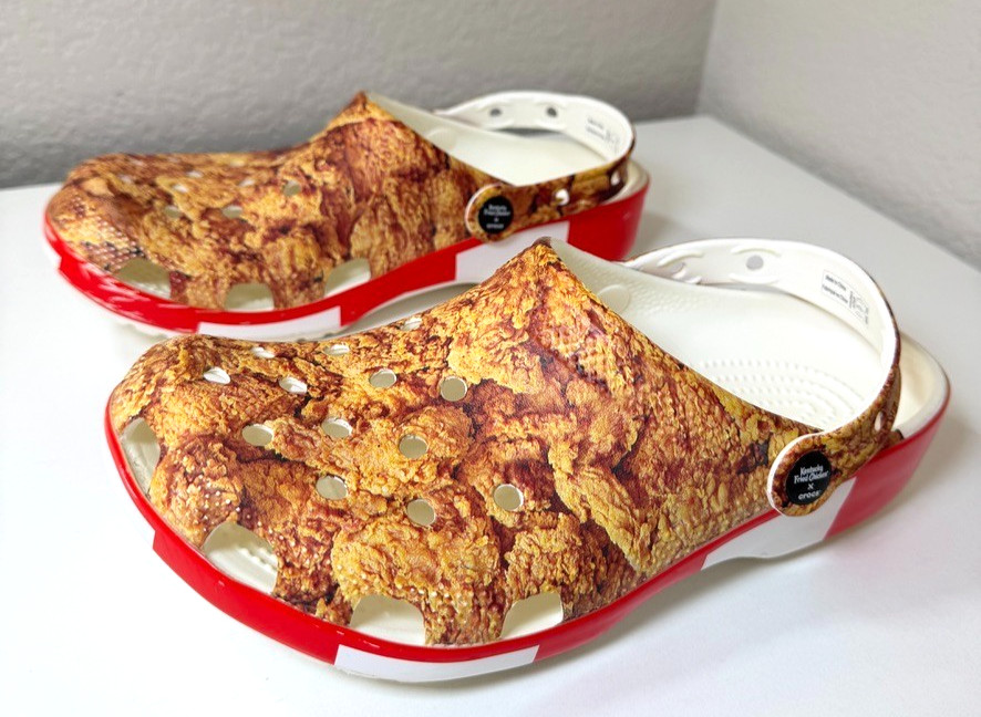 🍗 CROCS x KFC Bucket Clogs Limited Edition Chicken Collab {W9 / M7} NO JIBBITZ