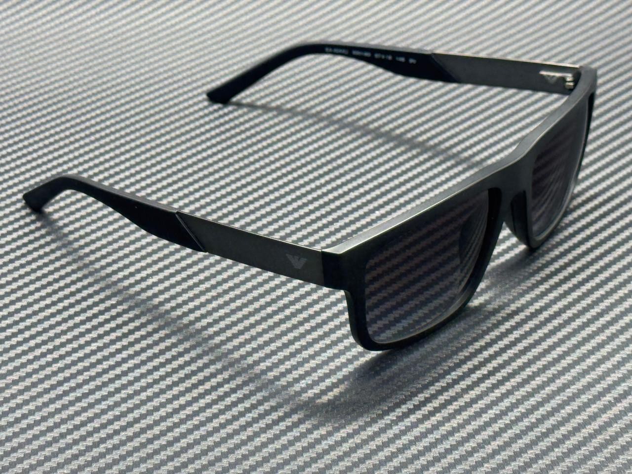 EMPORIO ARMANI EA4244U 50018G Matte Black Grey Gradient Men’s 57 mm Sunglasses