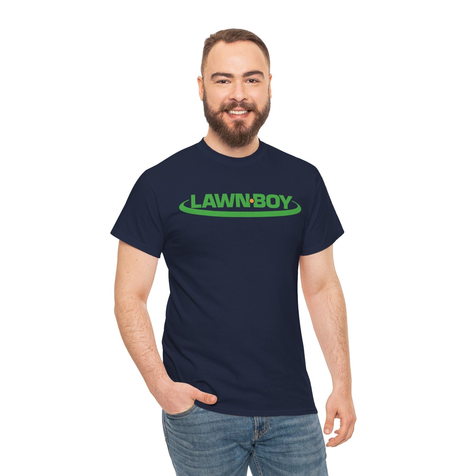 New Lawn-Boy Landscaping Equipment Logo Men’s T-Shirt American Size T-Shirt