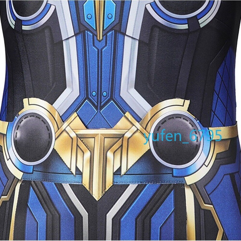 Love and Thunder Thor Adult Cosplay Jumpsuit with Cloak Halloween Costume Suit