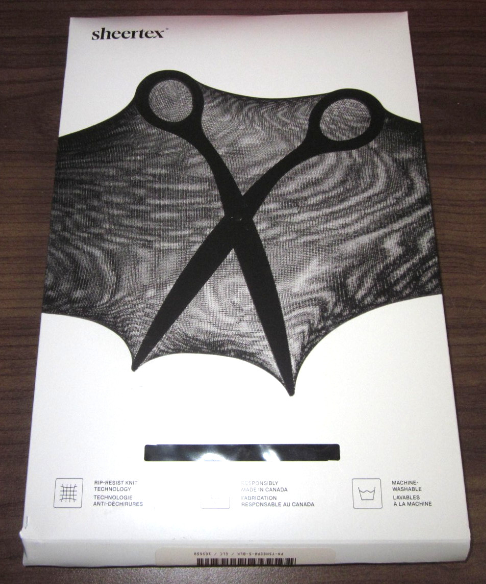 Sheertex Control Top Sheer Rip Resist Tights ~ Black ~ Small