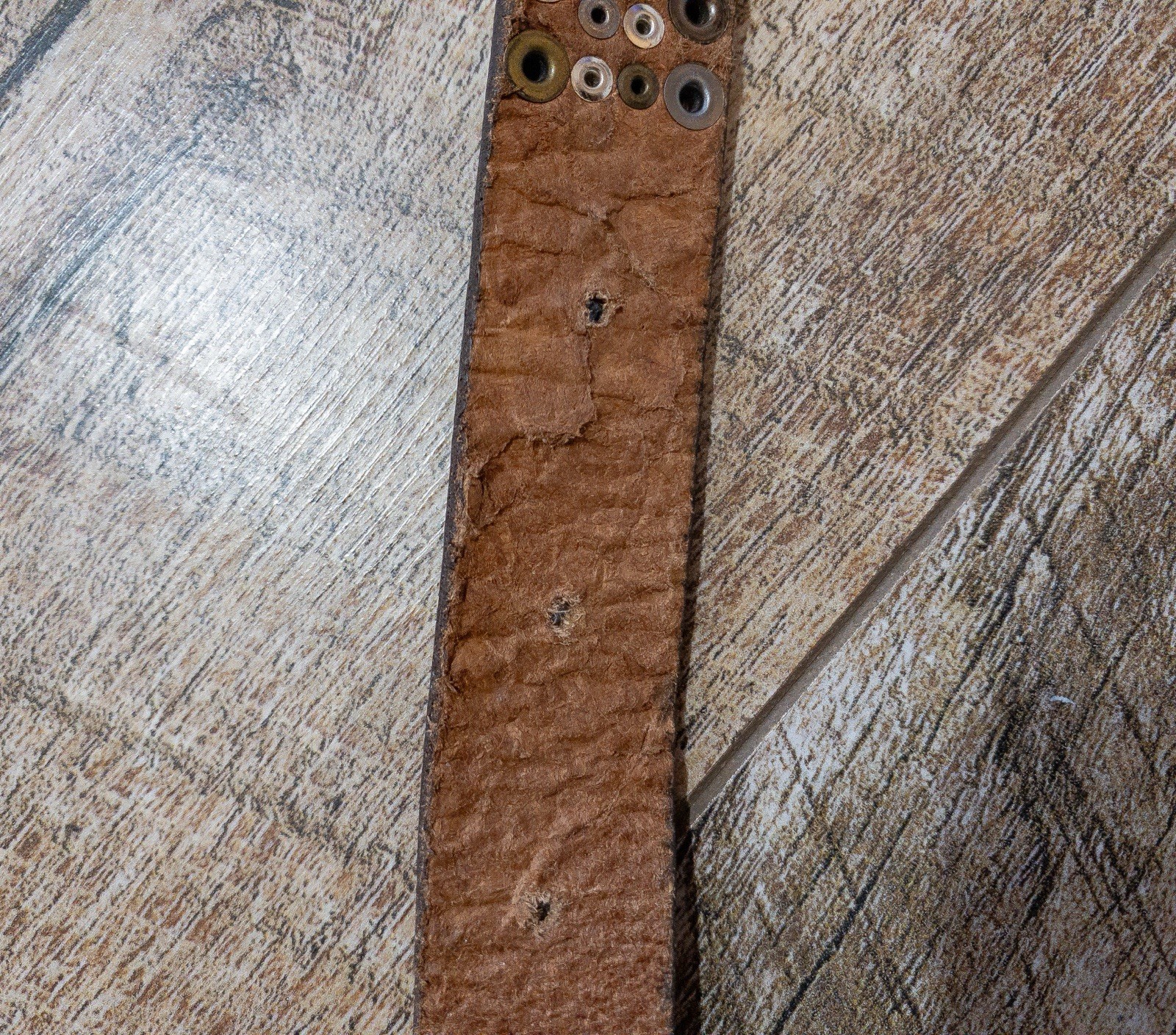 Vintage Y2K Studded Leather Belt Japanese Style Motorcycle Biker Punk 90s 00s