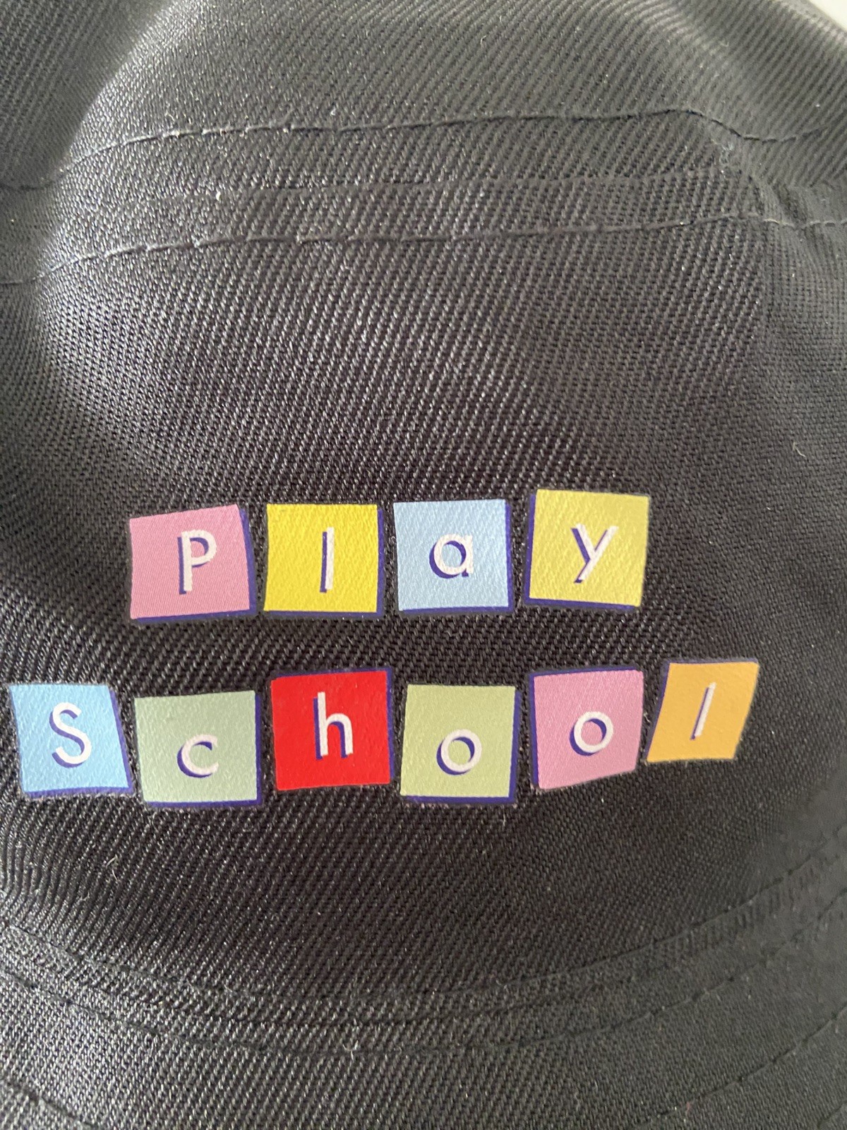 RARE Play School Bucket Hat Retro Australian TV Show Fan Collectible Like New
