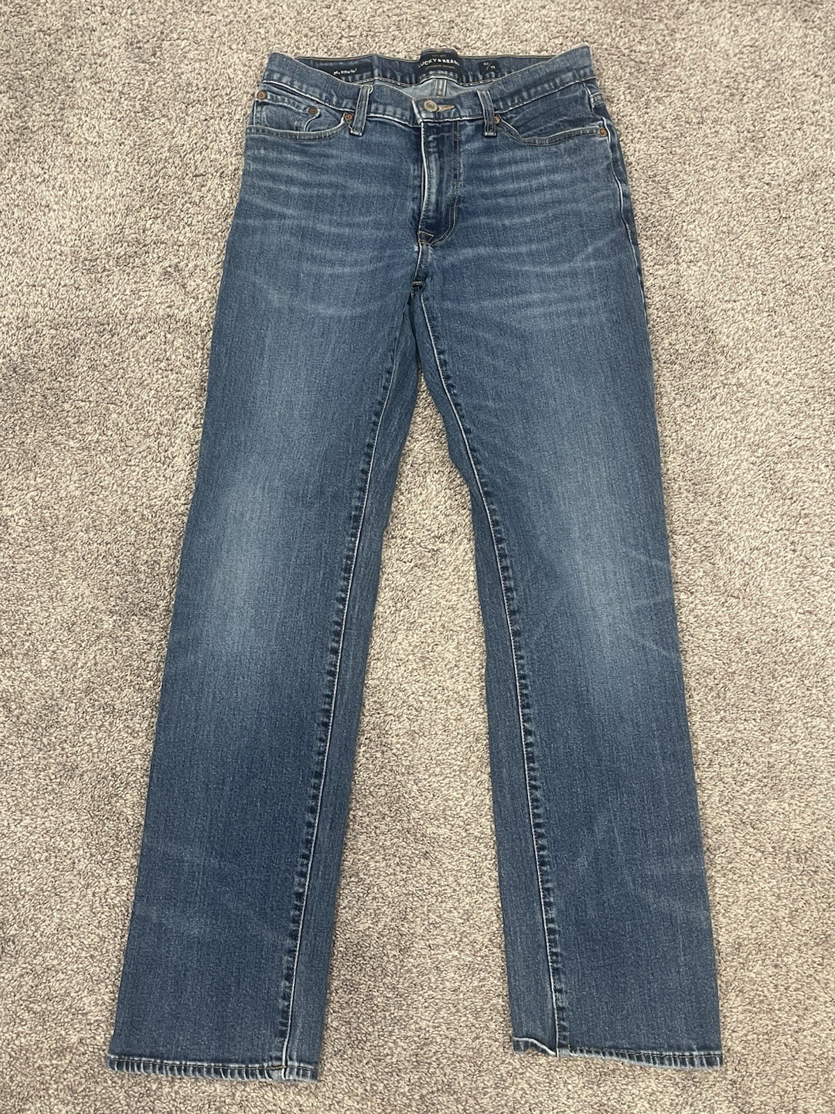 Lucky Brand 363 Straight Jeans Mens 30×32 Blue Medium Wash Straight Leg Denim