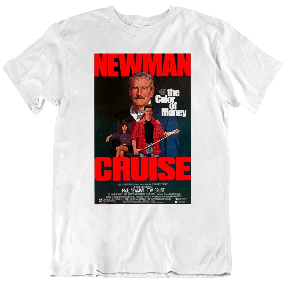 80’s Movie The Color Of Money Retro Movie Poster White T Shirt