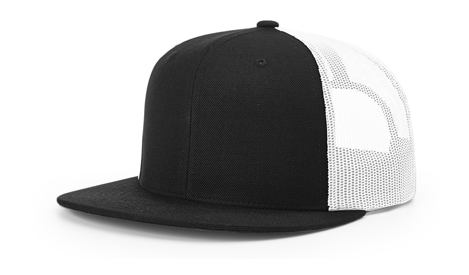 Richardson 511 Flatbill Trucker Cap Wool Blend Adjustable Snapback OSFM Hi-Pro