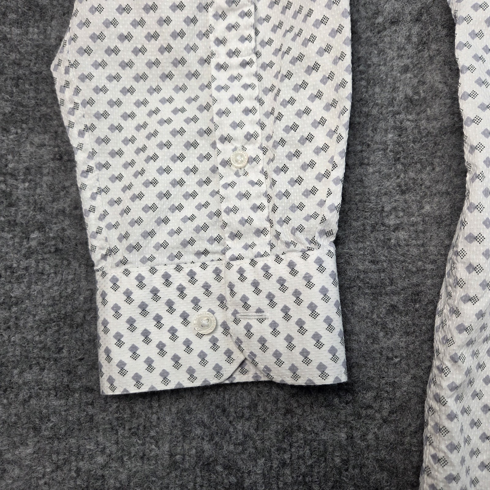 Hart Schaffner Marx Shirt Mens 2XB Big White Button Down Long Sleeve