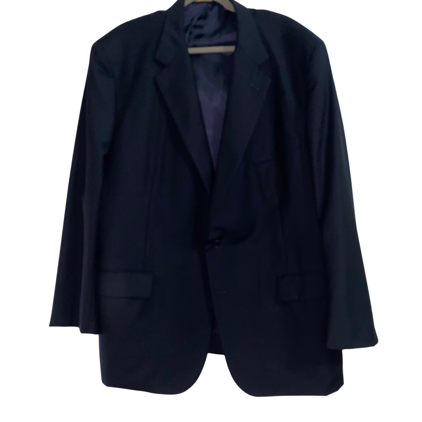 Brooks Brothers Golden Fleece Loro Piana Super 120s Navy Blazer Sport Coat 50R