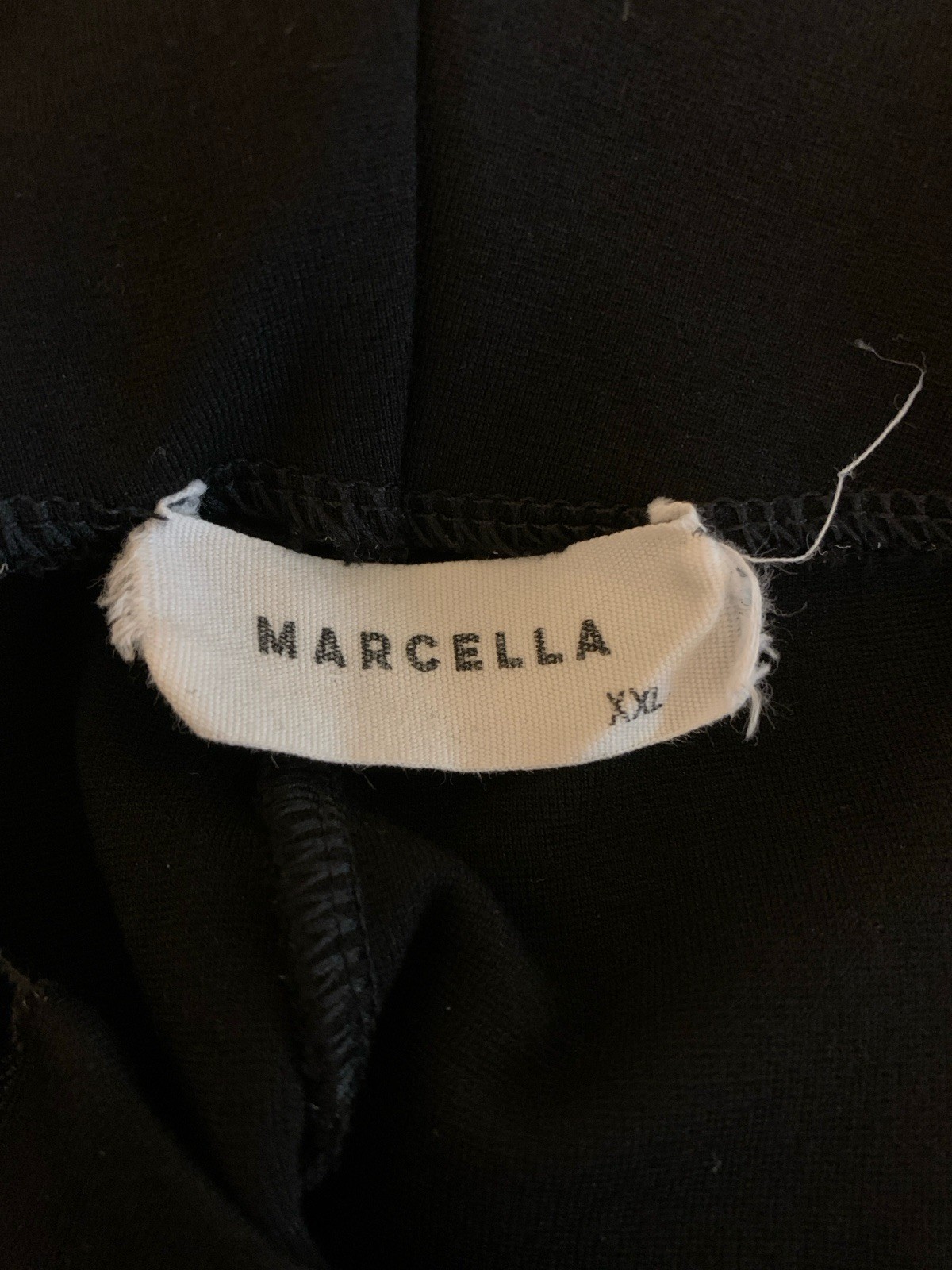 Marcella NYC Black Regular Tremont Pants With Front Slits Women’s XXL