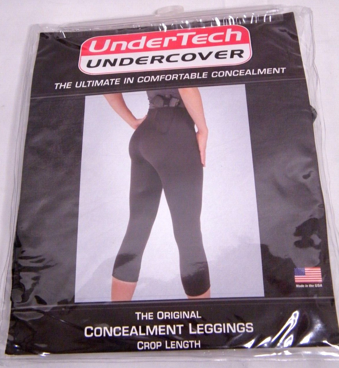 UNDERTECH UNDERCOVER CONCEALED CARRY LEGGINGS CROP LENGTH WOMEN’S Medium – RH