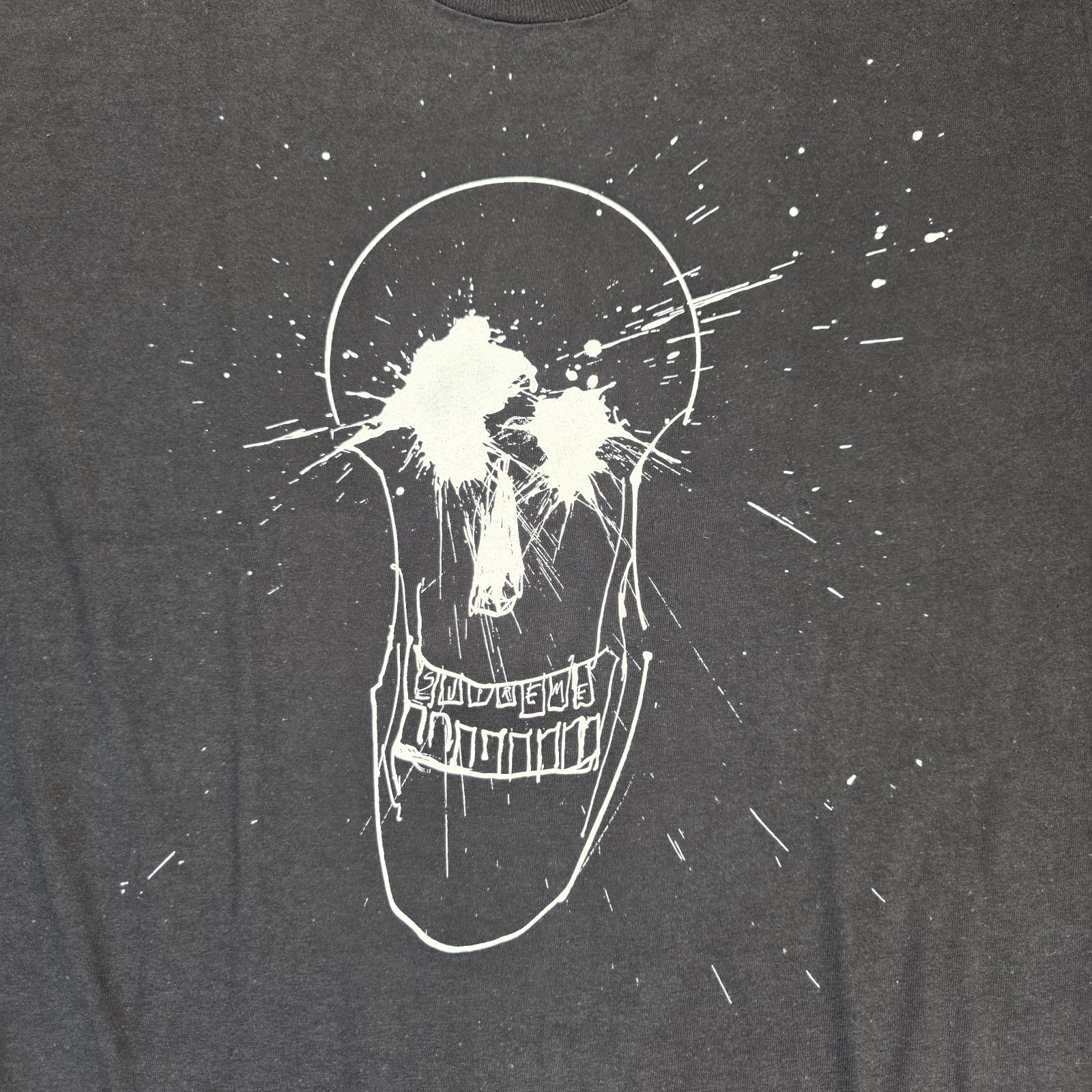 Supreme T Shirt Mens Large Ralph Steadman Skull Black SS22 Graphic Tee
