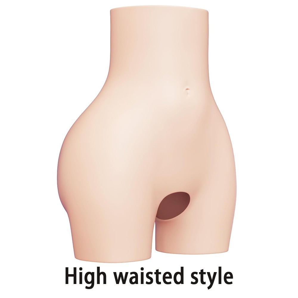 SilkEase Silicone Panty Plump Hip Open-Crotch Pants Butt Shapewear Crossdresser