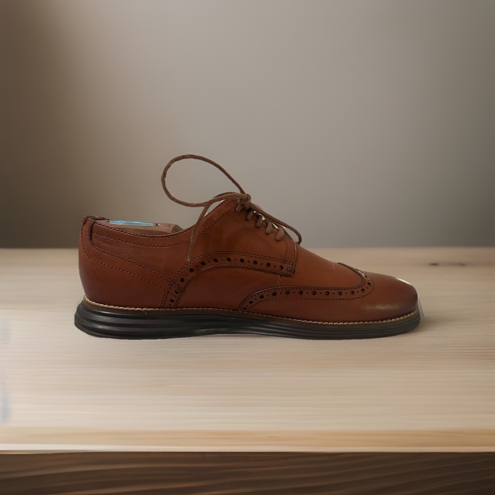 Cole Haan Zero Grand Size Men’s 8 Walnut Brown Business Casual Shoe
