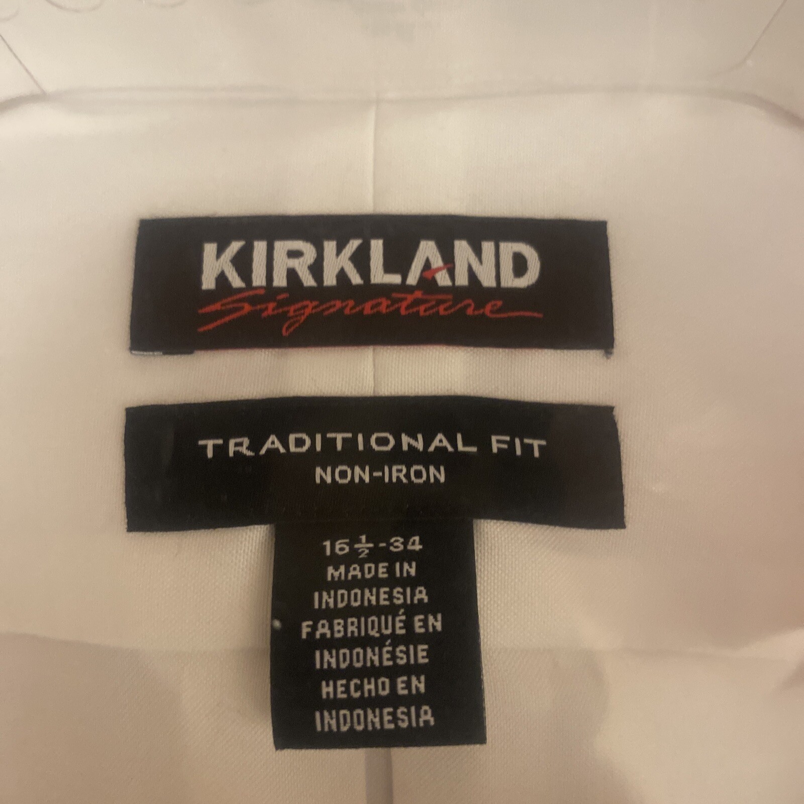 Kirkland Signature Men’s Traditional Fit Dress Shirt 16.5 X 34