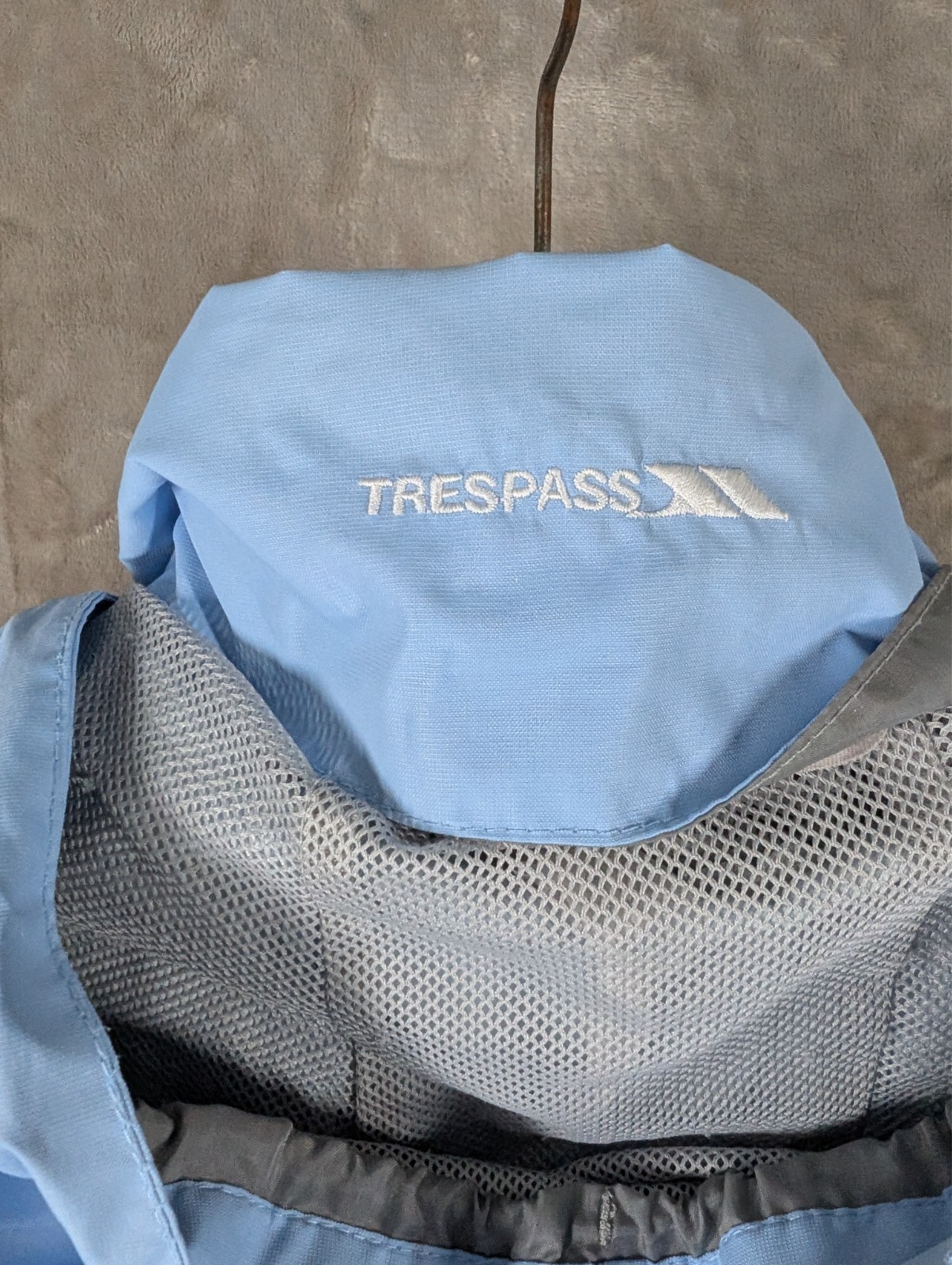 Trespass Womens Jacket M Blue Waterproof Breathable Windproof Coat Serpent DL143
