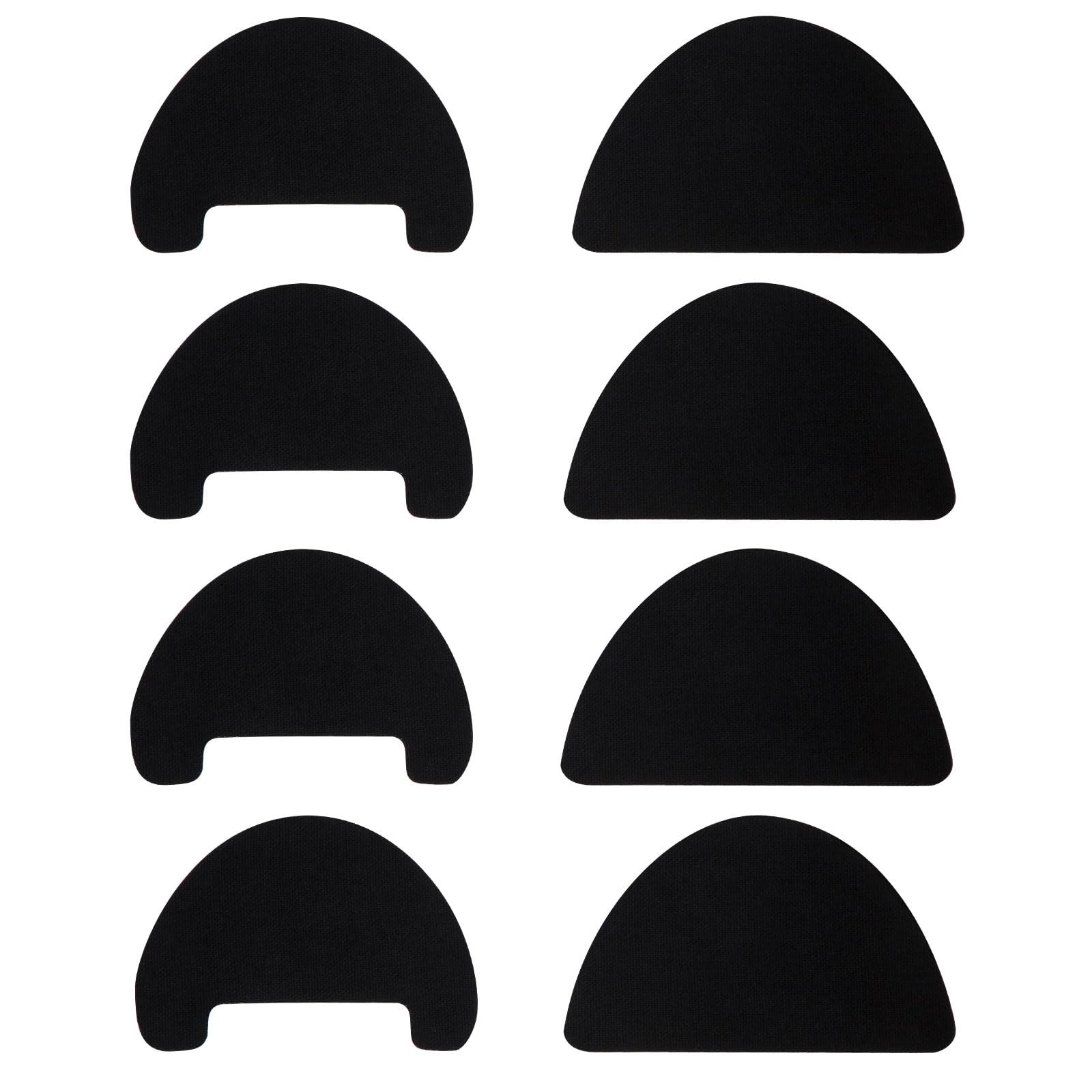 8pcs Toe Guards for Shoes, Shoe Protector Boot 10x7cm, 11.5x7cm, Black