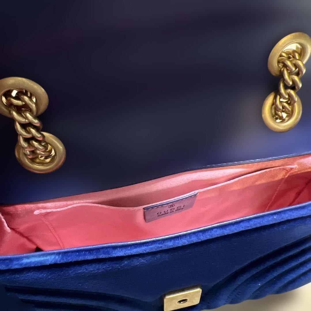 GUCCI GG Marmont Velvet Gift Present 0611b