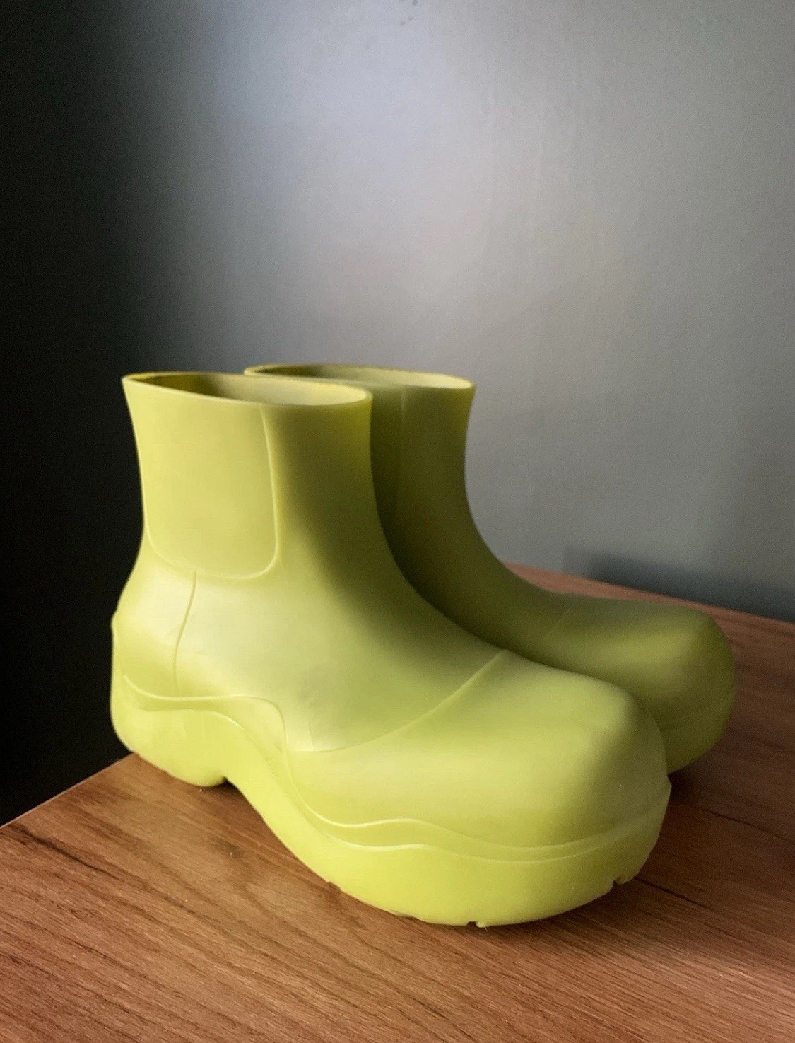 Bottega Veneta Kiwi Puddle Boots Ankle Kiwi Size 39 Made In Italy Box Included
