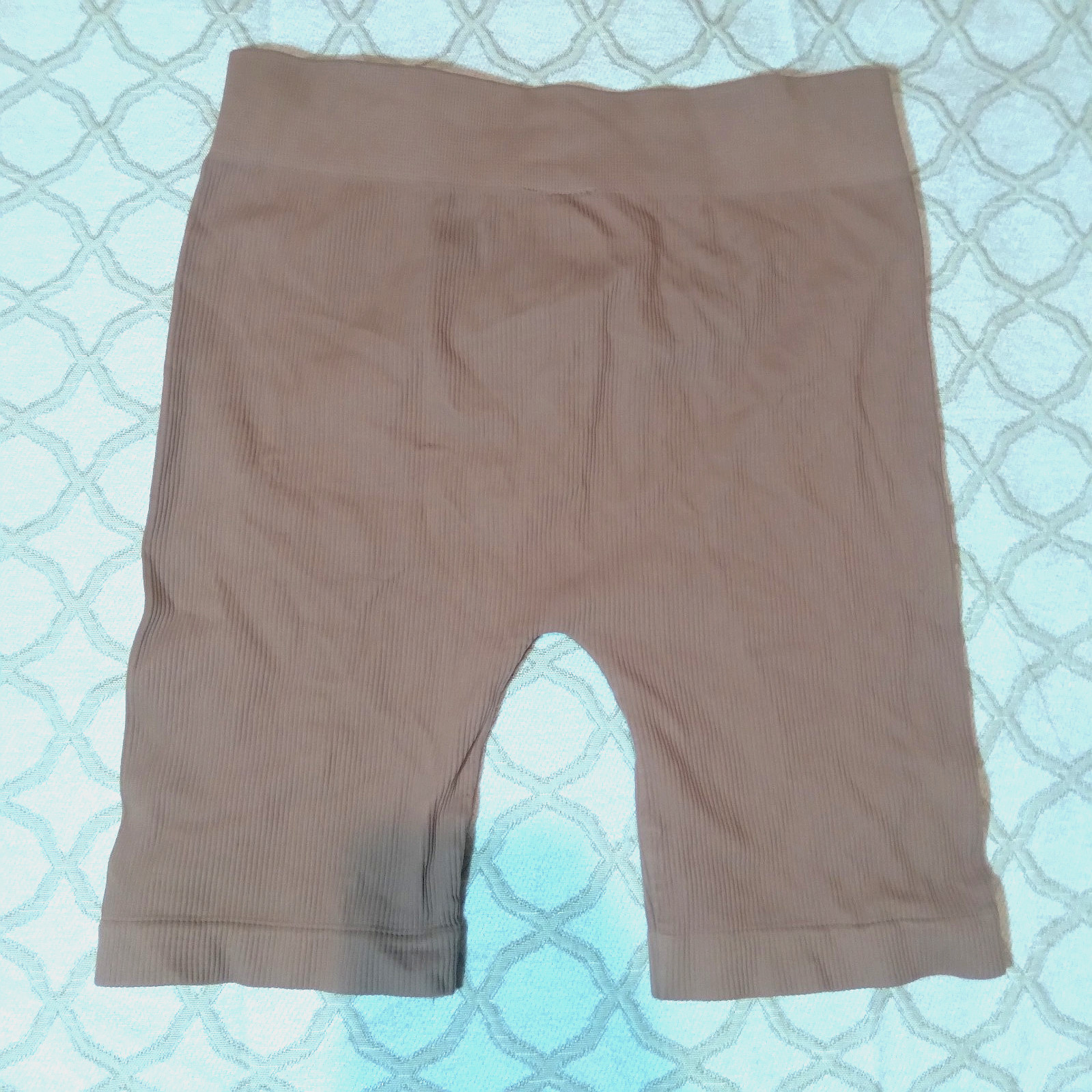 NIKIBIKI WOMEN’S RIBBED BIKER SHORTS | COGNAC | ONE SIZE | 92% NYLON 8% SPANDEX