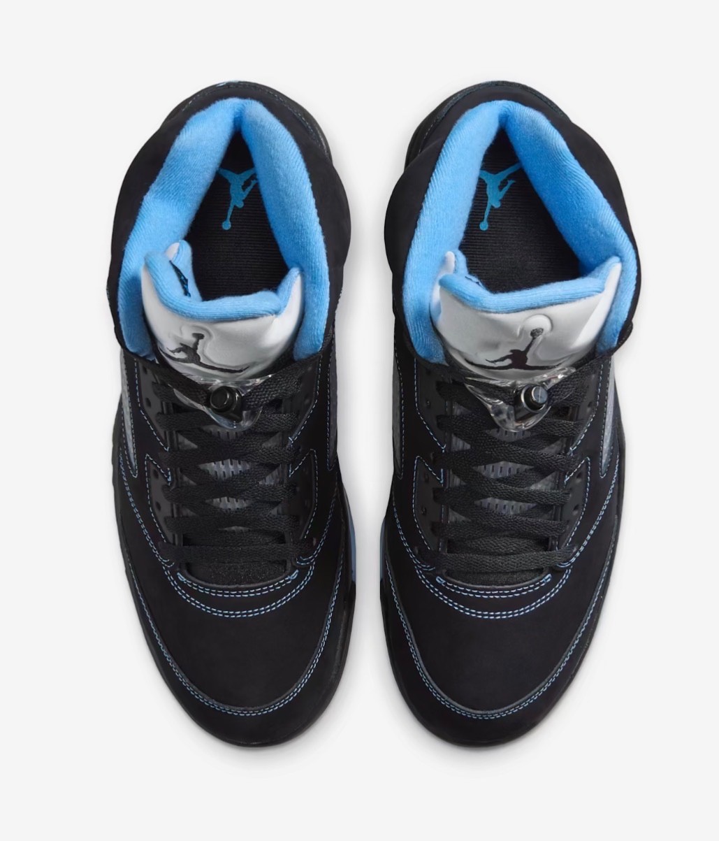 Size 8-13 Nike Air Jordan 5 Black Carolina University Blue UNC DD0587-008 2026