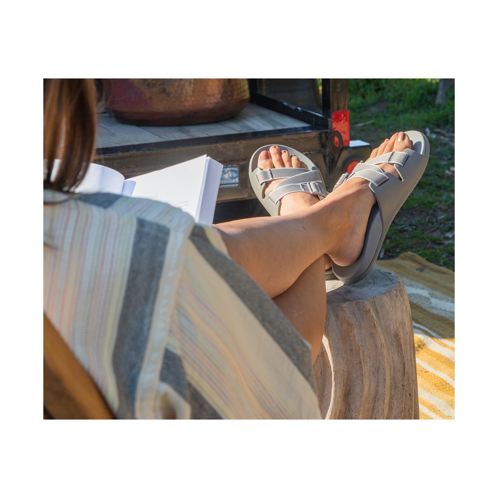 Chaco Women Chillos Slide Sandals Polyester